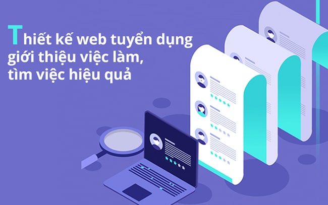 Thiết kế web tuyển dụng